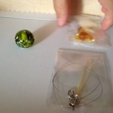 オリジナルのとんぼ玉