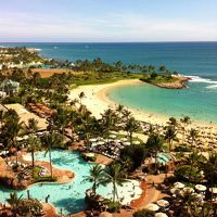 お部屋から、ラグーン、海、プールが見えて感動