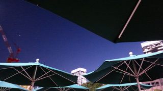 ビアガーデンに行きました