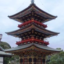 成田山新勝寺（なりたさんしんしょうじ）の三重塔