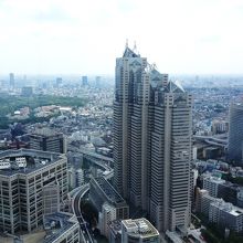 都庁展望室からの昼の眺め