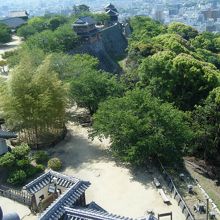 お城から