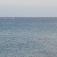 遠く下北半島が見えた