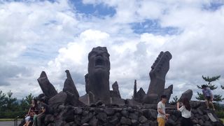 長渕剛の桜島コンサートを記念して造られたモニュメント