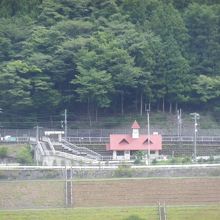 大井川鐡道井川線の長島ダム駅