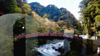 日光山の入口に架かる日本三大奇橋