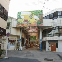 郵便局側の入口。