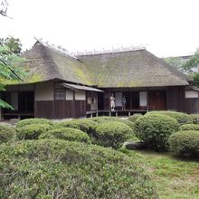 庭園もきれいにされています