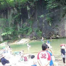 渓流の流れ綺麗でした