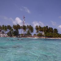 マーフシ島のビーチです。シュノーケリングも出来ます。