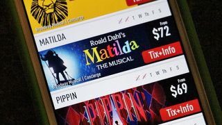 ブロードウェイミュージカルの割引チケットがとれるスマホアプリ