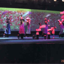 ロボットのダンスショウ