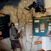 国立公園管理局内にある展示の一部。