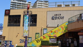 亀戸南側のショッピングモール