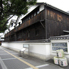 酒蔵の風景。