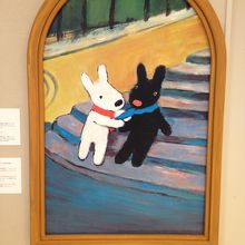 リサとガスパールの絵が開設とともに