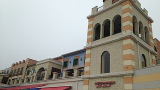 可愛いお城のようなサービスエリア