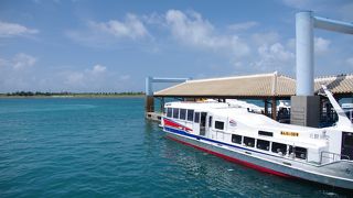 離島への玄関口です。