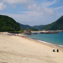 海が綺麗な海水浴場