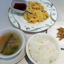 ご飯の炊き加減が素晴らしい。