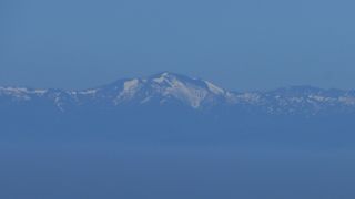 暑寒別岳が石狩湾越しに見えるすばらしい展望台