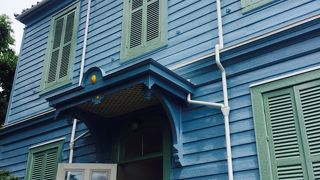 城下町の中の西洋建築物。