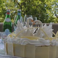 ミルフィーユのウエディングケーキ