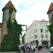 ここから旧市街の始まり
