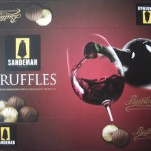 トリュフチョコレートのパッケージ