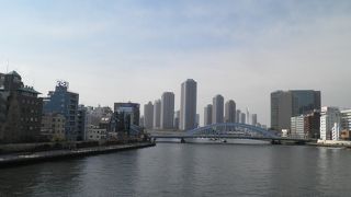 永代橋周辺の眺めがいい