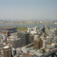 窓からの眺めです。大阪を一望できます！