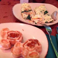 マカヒキの朝食キャラグリビュッフェ。