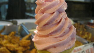 ソフトクリームも美味でした。