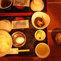 朝食で和食が食べられます