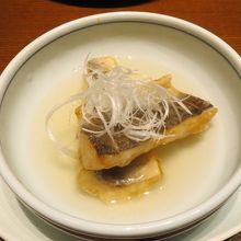 白身魚のあんかけ