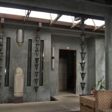 ウェルカムティーをいただいたソファーから