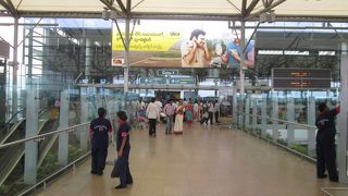 搭乗手続きはスムーズです