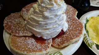 有名なパンケーキ屋さんです。一度は行く価値あり！