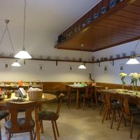 こじんまりした室内レストラン