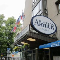 ホテルの入り口です