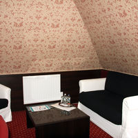 シングルの置かれた部屋のリビング部分　ソファーベッド