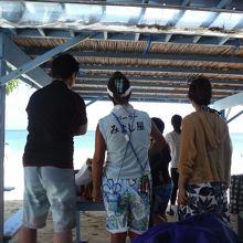 初めての方には海の詳細を説明してくれます◎（2014/08）