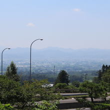 福島盆地を一望