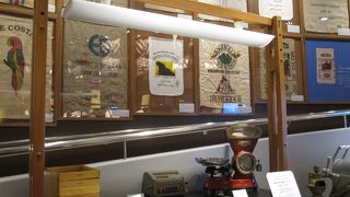 ポートアイランドにあるコーヒーの博物館