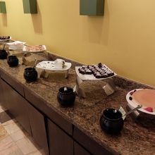 スイーツ充実しています。