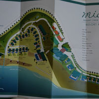 ミアリゾート全景（宿泊したヴィラは左下の左から二番目）