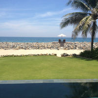 オーシャンフロントヴィラのプールと景色☆彡