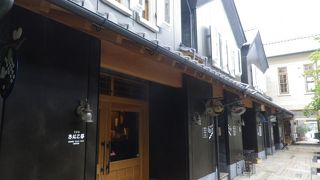 甲府駅北口にあるレトロ風の商店街