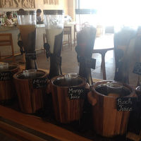 朝食のジュース