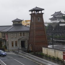 甲府城山手御門の展示室から見ました